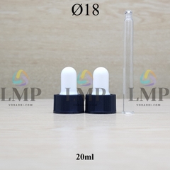 Nắp bóp khoen nhựa sọc Ø18