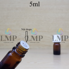 Chai tinh dầu nắp dày 5ml