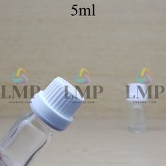 Chai tinh dầu nắp dày 5ml