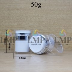 Hũ acrylic nhấn nhấn không 15g 30g 50g