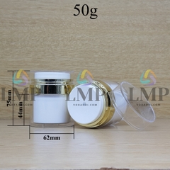 Hũ acrylic nhấn nhấn không 15g 30g 50g