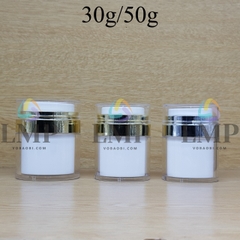 Hũ acrylic nhấn nhấn không 15g 30g 50g