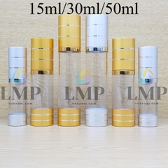 Chai hck thân trong nắp 2 viền