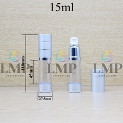 Chai hck thân trong nắp 2 viền