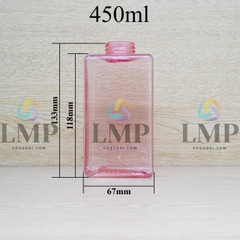 Chai lotion vuông cổ Ø24, Ø33