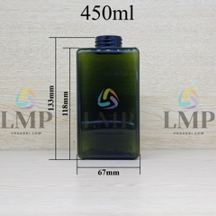 Chai lotion vuông cổ Ø24, Ø33