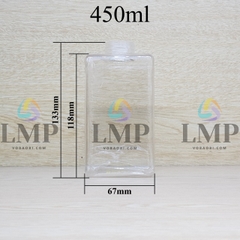 Chai lotion vuông cổ Ø24, Ø33