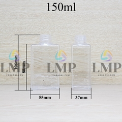 Chai lotion vuông cổ Ø24, Ø33