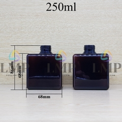 Chai lotion vuông cổ Ø24, Ø33