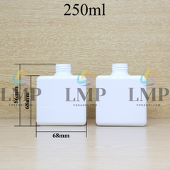 Chai lotion vuông cổ Ø24, Ø33