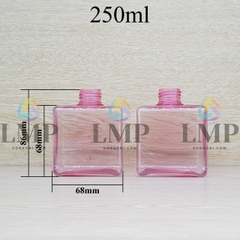 Chai lotion vuông cổ Ø24, Ø33