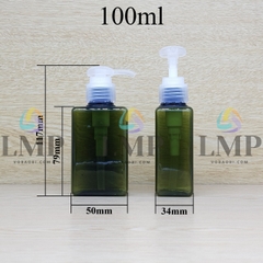 Chai lotion vuông vòi dài