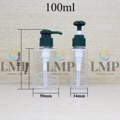 Chai lotion vuông vòi dài