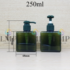 Chai lotion vuông vòi dài
