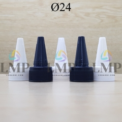 Nắp nhọn sọc Ø24
