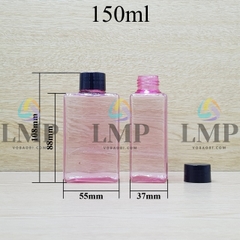 Chai lotion vuông nắp vặn trơn