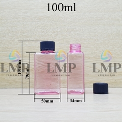 Chai lotion vuông nắp child resistant