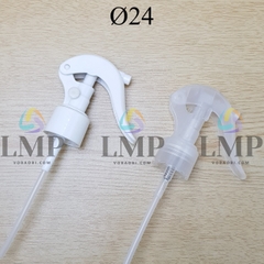 Đầu xịt kiếng có khóa Ø24