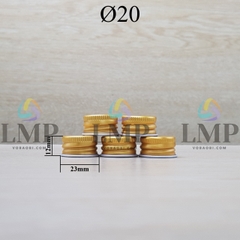 Nắp nhôm cuốn Ø20