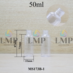 Thân chai vai tròn 50ml