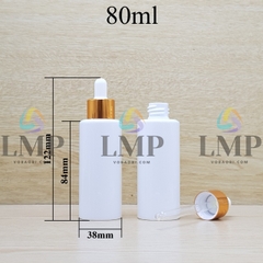 Chai PETG vai ngang nắp bóp khoen nhôm