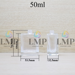 Thân chai vuông LMP cổ Ø14.5