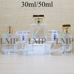 Chai nước hoa vuông cao cấp