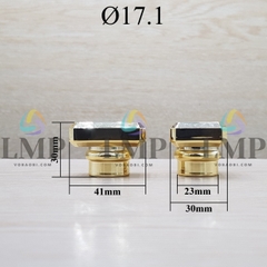 Nắp chụp vuông cao Ø17.1