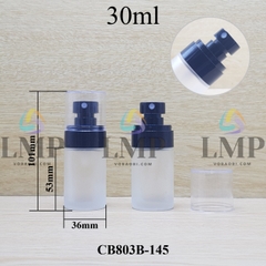Chai thủy tinh đầu phun sương loại to