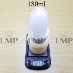 Chai HDPE tạo bọt đầu massage oval