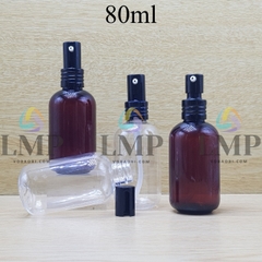 Chai vai tròn đầu nhôm giọt cao 80ml