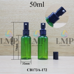 Chai vai tròn đầu nhôm giọt cao 50ml