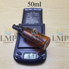 Chai vai tròn đầu nhôm giọt cao 50ml