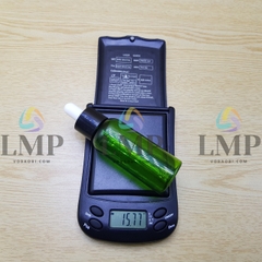 Chai vai tròn nắp bóp khoen nhựa trơn 50ml