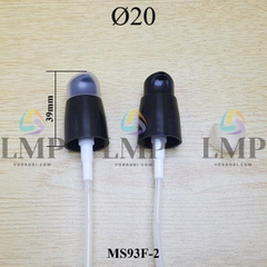 Đầu xịt giọt nắp chụp trong mờ Ø20
