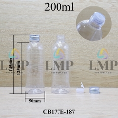 Chai 24g vai tròn nắp nhôm cuốn biên 200ml
