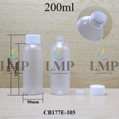 Chai 24g vai tròn nắp vặn tonner 200ml