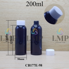 Chai 24g vai tròn nắp vặn tonner 200ml