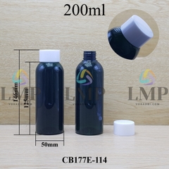 Chai 24g vai tròn nắp vặn tonner có núm 200ml