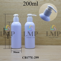 Chai 24g vai tròn vòi dài 200ml