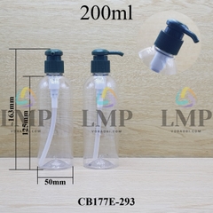 Chai 24g vai tròn vòi dài 200ml