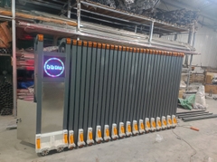 Cổng xếp hợp kim nhôm