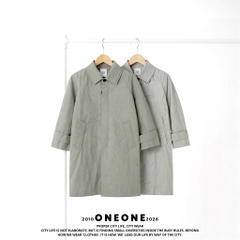 Mixe Coton Belted Trench Coat