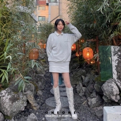 Lettering Basic Sweatshirt
