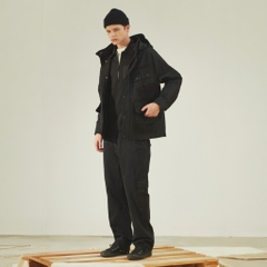Hooded detachable field jacket S2UAW22201BKX