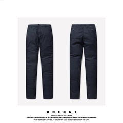 Side Banding Denim Pants