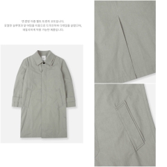 Mixe Coton Belted Trench Coat