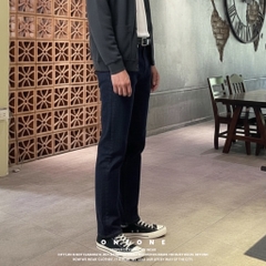 Side Banding Denim Pants