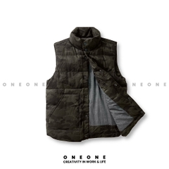 Camo Scratch Pattern Vest