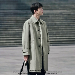 Mixe Coton Belted Trench Coat